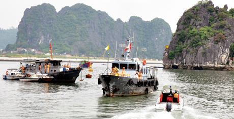 Công tác đảm bảo an toàn giao thông đường thủy ở Quảng Ninh. (17/02/2016)